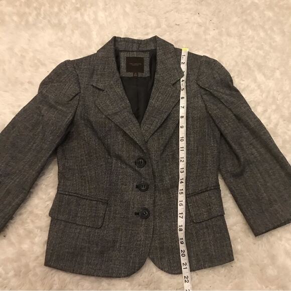 THE LIMITED 3-Button Black Marled Suit Jacket Blazer Pockets Size XS - Picture 3 of 6